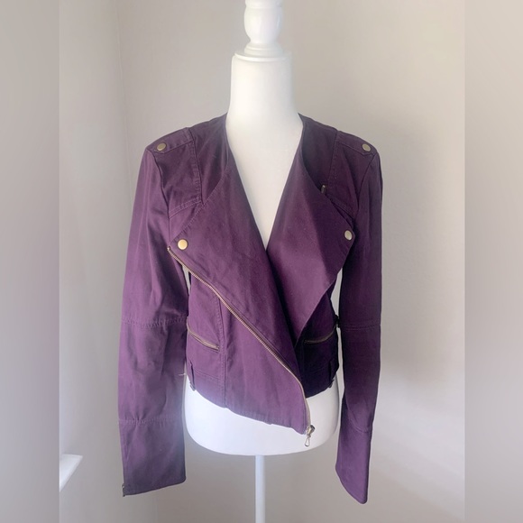 RACHEL Rachel Roy Jackets & Blazers - Rachel Roy Jacket Size Large Color Plum